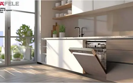 Hafele’s Valeriya Semi-Integrated Built-In Dishwasher
