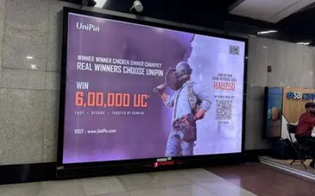 UniPin India Launches First-Ever Delhi Metro Campaign: "Spot Us & Win Lakhs of Gaming Credits"