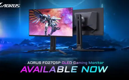 GIGABYTE Announces Availability of 27" QD-OLED Gaming Monitor AORUS FO27Q5P Featuring 500Hz Refresh Rate
