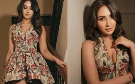 Nikita Dutta Channels Her Inner Jasmine In A Cream Strapless Jumpsuit With Minimalist Glam