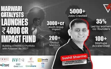 Marwari Catalysts Unveils Rs. 4,000 Crore Impact Fund to Accelerate Purposeâ'Driven Startups