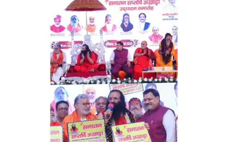 Formal Declaration and Inauguration of Sanatan Saptarishi Akhara at Khatu Shyam Delhi Dham