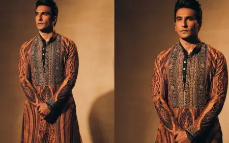 Ranveer Singh's Jamawar Kurta Celebrates The True Meaning Of Festive Grandeur