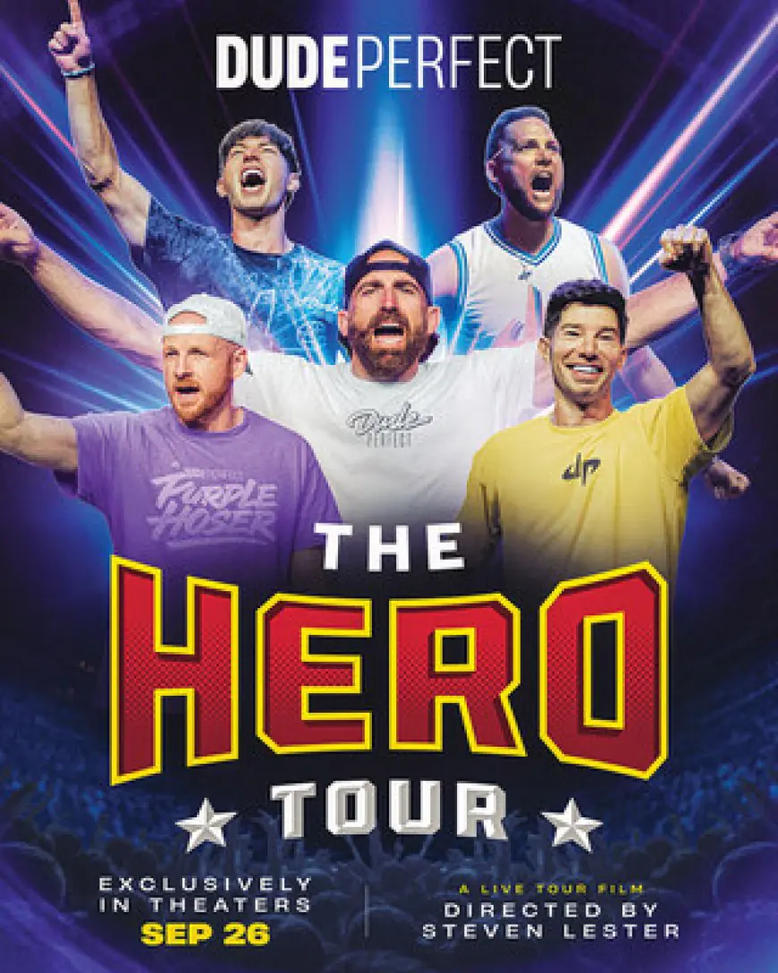 Dude Perfect Partners with Regal Cinemas To Launch "Dude Perfect: The Hero Tour" Movie In Hundreds of Theaters Worldwide