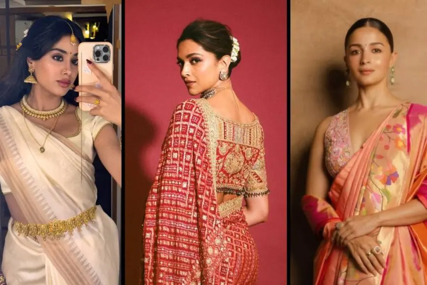 Deepika Padukone To Janhvi Kapoor: When Bollywood Stars Championed Handloom Sarees