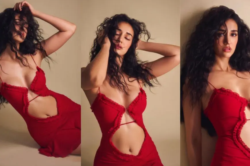 Disha Patani And The Fiery Allure of Red