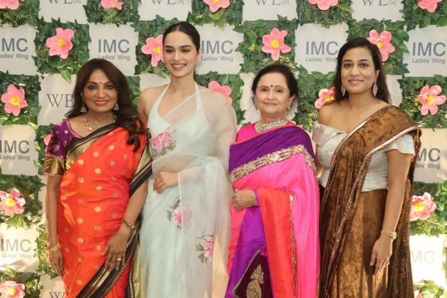 Manushi Chhillar Inaugurated IMC Ladies Wing’s Women Entrepreneurs Exhibition 2025