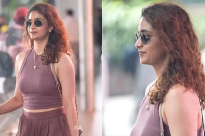 Keerthy Suresh Serves Comfort, Class, And Celebrity Travel Glamour All At Once