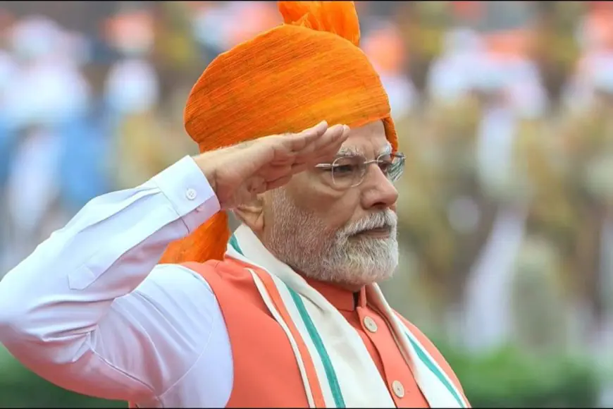 79th Independence Day: PM Narendra Modi’s Turban Pays Tribute To India’s Heritage