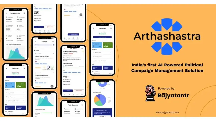 Rajyatantr Launches Arthashastra: India’s First Fully Integrated AI Political Campaign Platform