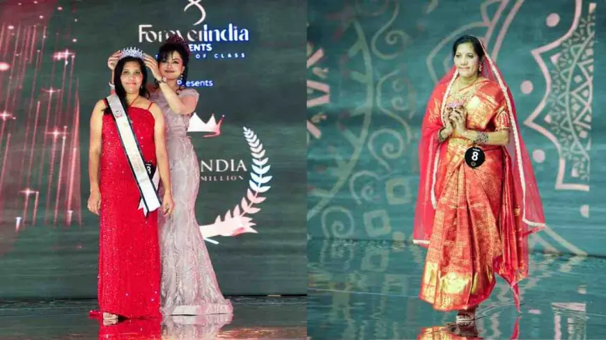 Mrs. India One in a Million Andhra Pradesh 2025 (Season 5) Title Won by Madhavi Devi Uppalapati in Classic Category