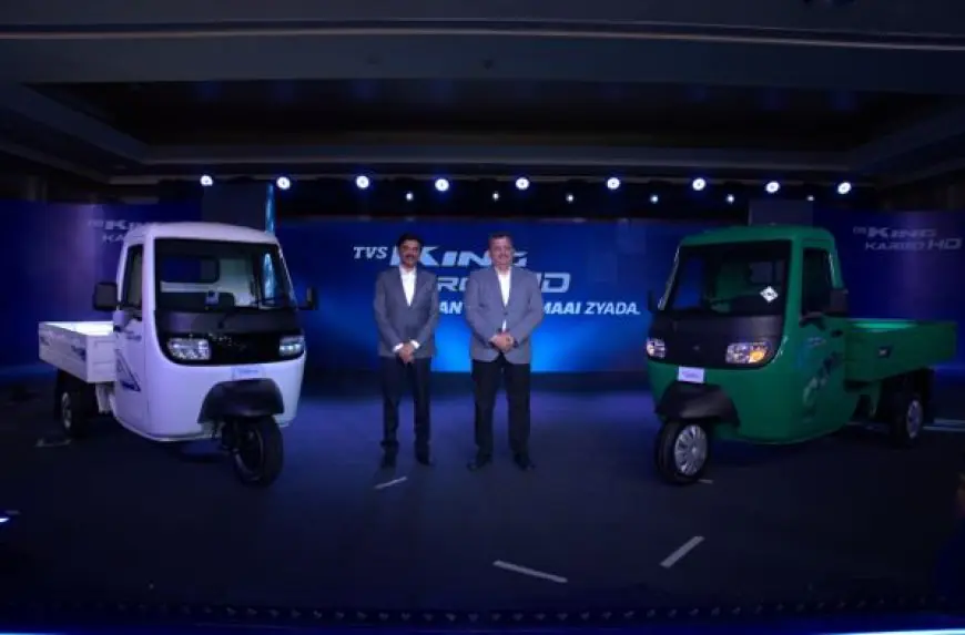 TVS King Kargo HD EV, Launched - Ushers in a New Era in Cargo Mobility