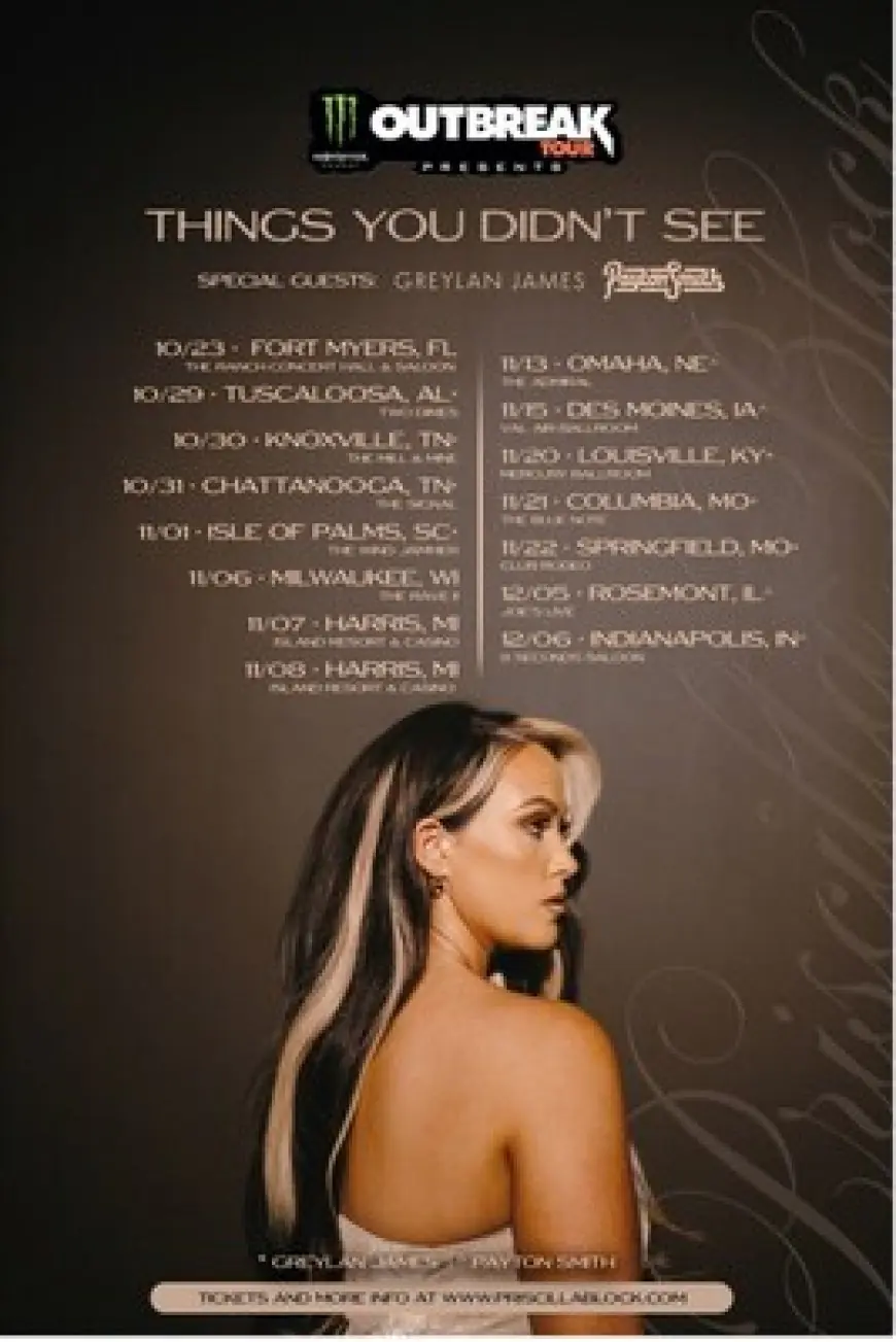 PRISCILLA BLOCK TO HEADLINE MONSTER ENERGY OUTBREAK TOUR: 'THINGS YOU DIDN'T SEE'