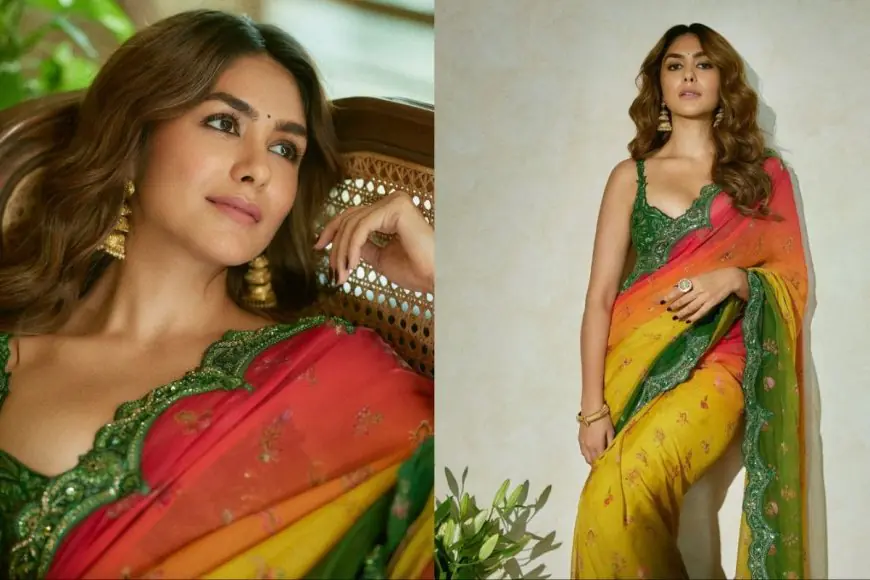 Mrunal Thakur’s Ganesh Chaturthi Saree Look Was An Ode To Goddess Parvati