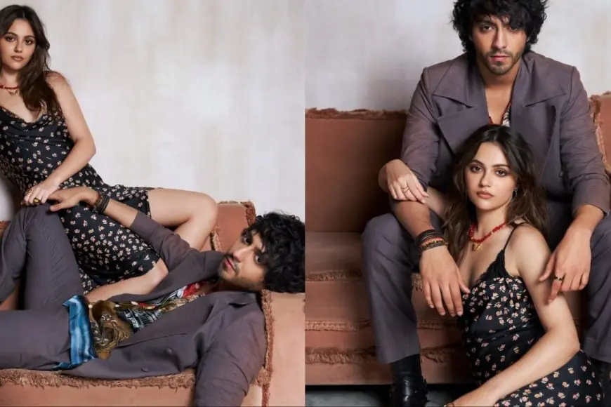 Aneet Padda And Ahaan Panday Channel Contemporary Glamour In Luxe Ensembles