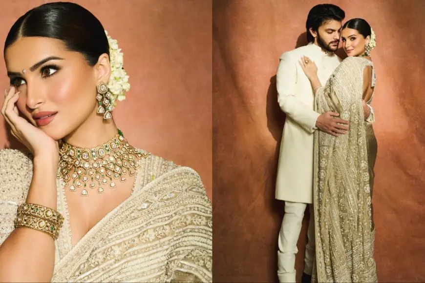 Tara Sutaria Rings In The Festivities In A Tarun Tahiliani Tissue Kanjivaram Saree