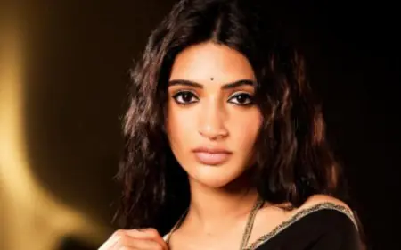 Sreeleela Is Pure Magic In Embellished Black Saree From House Of Masaba