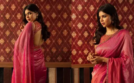 Kalyani Priyadarshan Inspired Saree Blouse Designs