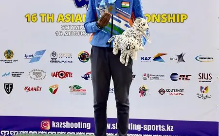 SM Yugan from Tamil Nadu, India Created History with Triple Gold at Asian Shooting Championships 2025