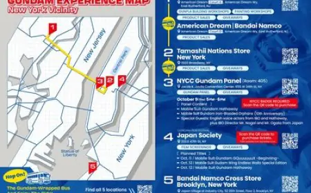 Gundam Expands into New York with Citywide Celebration