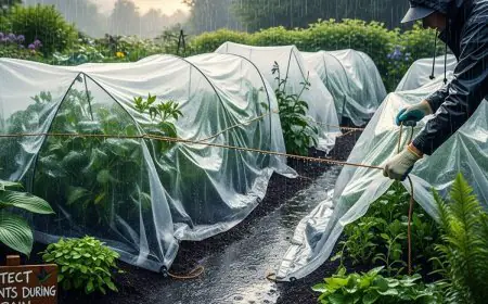 Tips And Tricks: How To Protect Plants During Rain?