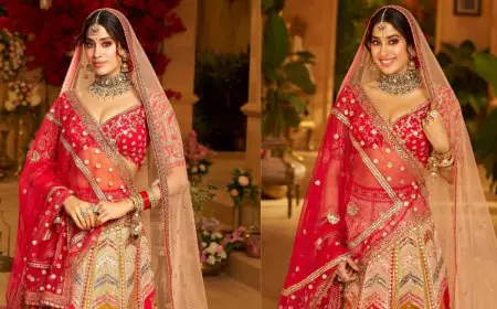 Janhvi Kapoor’s Bridal Glam Just Made Every Wedding Pinterest Board Jealous!