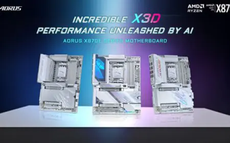 GIGABYTE Announces the Availability of its AI-enhanced AORUS X870E X3D Series Motherboards for AMD Ryzen™ X3D Processors