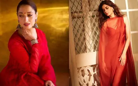 Tamannaah Bhatia Vs Diana Penty: Whose Red Ethnic Look Are You Stealing This Navratri?
