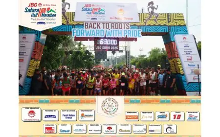 JBG Satara Hill Half Marathon 2025: A Rain-Soaked And Record-Breaking Celebration of Running