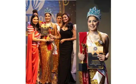 Dr. Zeba Basheer won the title of 2nd Runner Up –Glammon Miss India Worldwide 2025