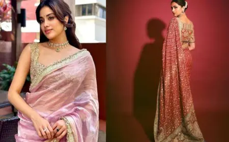 Janhvi Kapoor To Deepika Padukone: Celebrity-Inspired Saree Looks To Slay This Navaratri