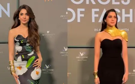 Krithi Shetty’s Romantic Elegance Meets Sharvari’s Modern Glamour At A Recent Event