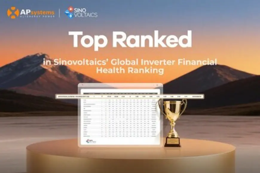 APsystems Named Most Bankable Inverter Company Worldwide by Sinovoltaics