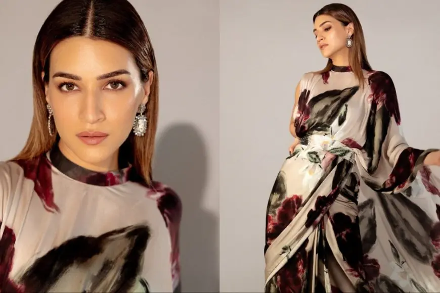 When A Saree Gets A Collar: Kriti Sanon’s Rs 20K Outfit Steals The Show