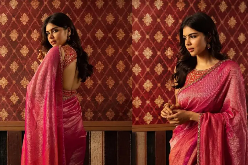 Kalyani Priyadarshan Inspired Saree Blouse Designs