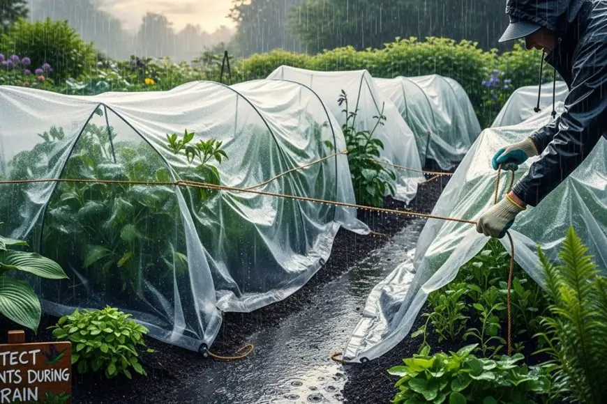 Tips And Tricks: How To Protect Plants During Rain?