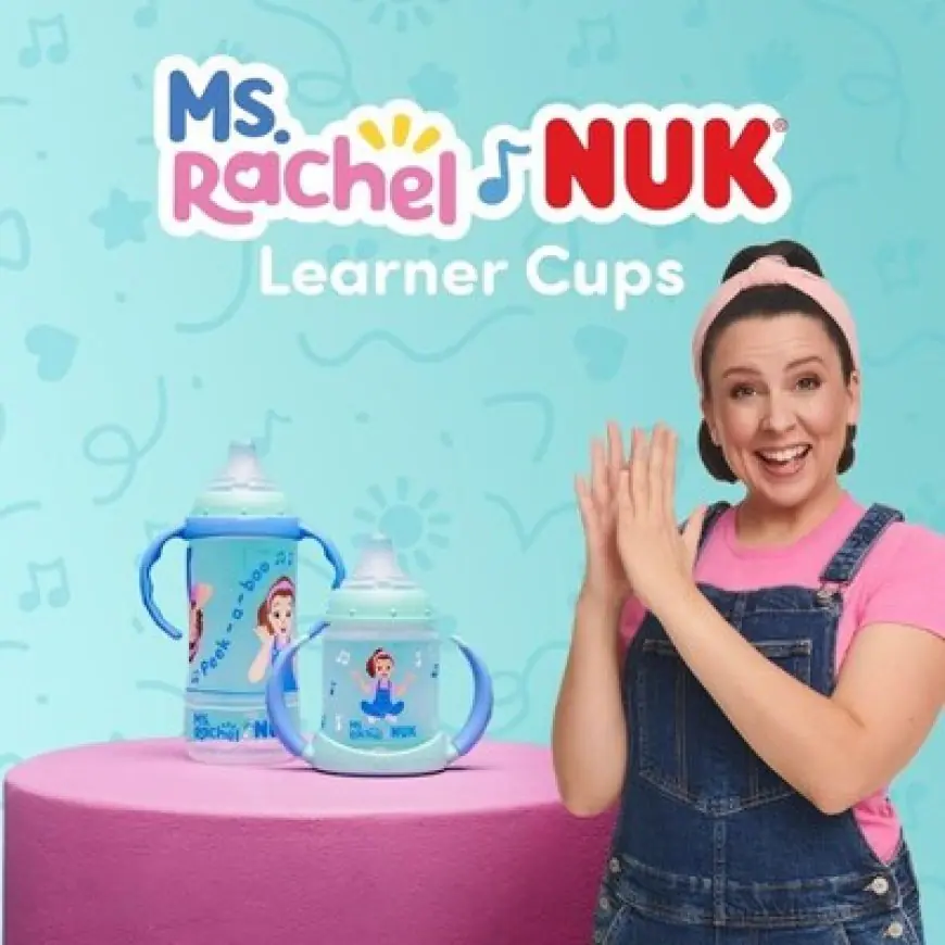 NUK® Partners with Ms. Rachel™ to Launch New Line of Sippy Cups That Support a Smooth Transition From Bottle to First Cup