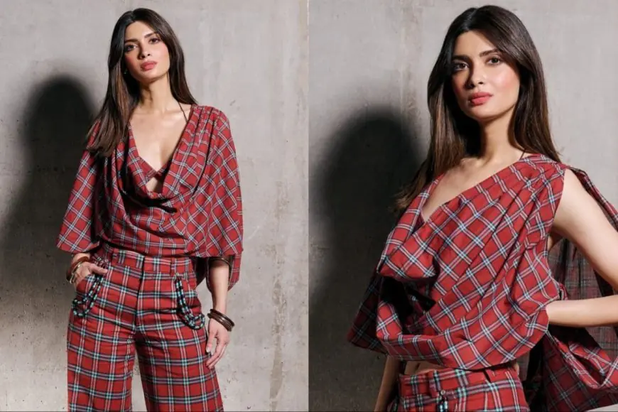 Diana Penty’s Rs 30K Madras Check Co-Ord Set Redefines Heritage Chic