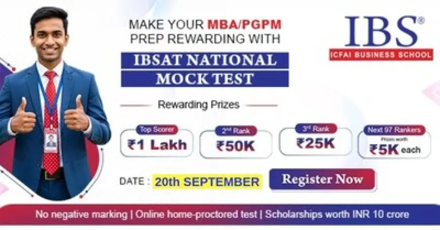 IBSAT National Mock Test Offers Prizes Worth ₹10 Lakh
