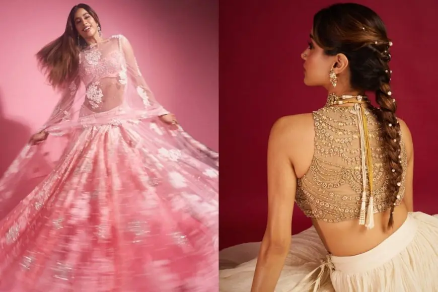 Janhvi Kapoor-Inspired Lehenga Choli Looks To Slay This Festive Season