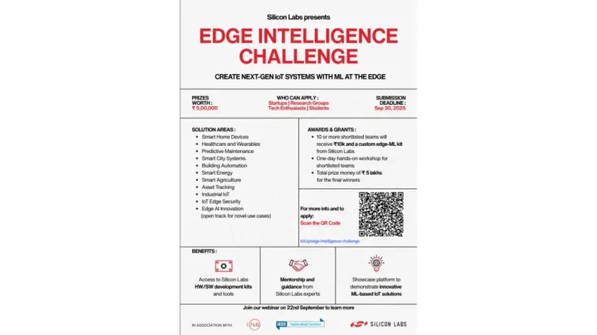 Silicon Labs launches Edge Intelligence Challenge to power Indiaâ€™s Tech Innovation Journey