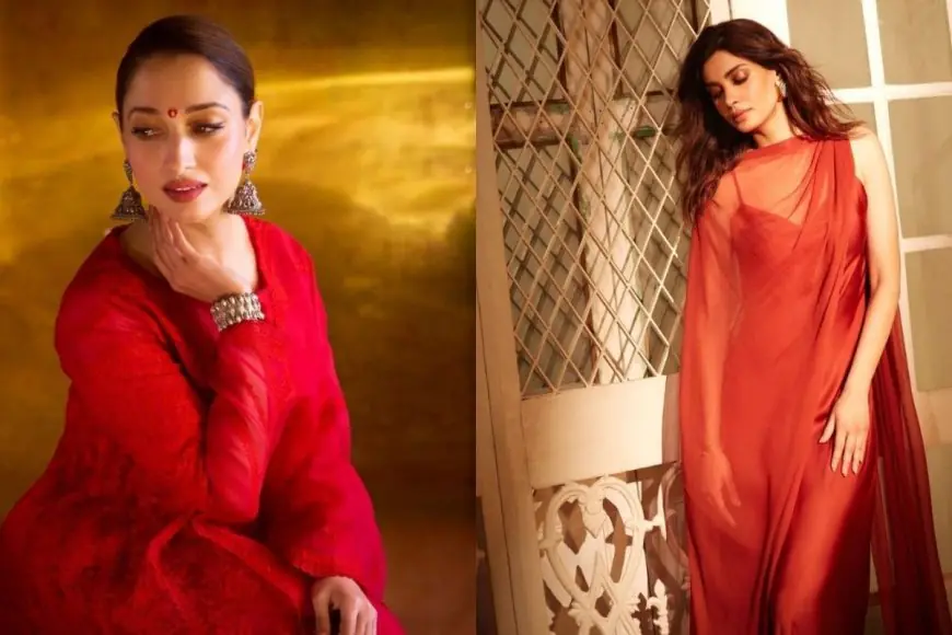 Tamannaah Bhatia Vs Diana Penty: Whose Red Ethnic Look Are You Stealing This Navratri?