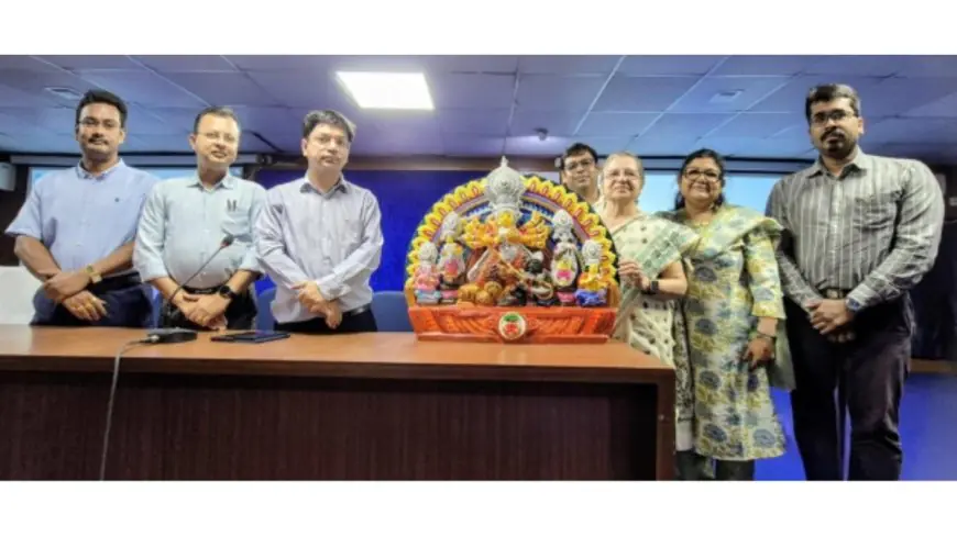 IEM’s 3D Printing Lab Crafts Eco-Friendly Durga Idol, Blending Tradition with Technology