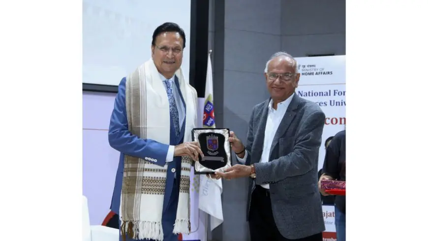 India TV Chairman Shri Rajat Sharma Delivers Insightful “Special Talk” at NFSU