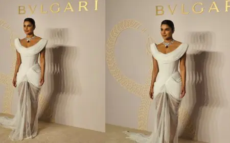 Priyanka Chopra Jonas Exudes Regal Power In Bvlgari Serpenti Maharani Secret Necklace
