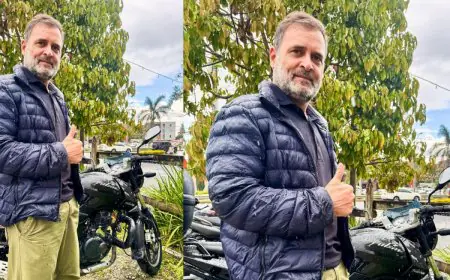 Rahul Gandhi’s Rugged Biker-Inspired Look Breaks The Political Style Mould