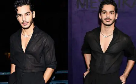 Ishaan Khatter Stuns In Sheer Black At Messika’s Paris Fashion Week Showcase