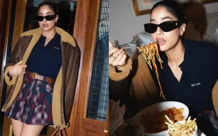 Janhvi Kapoor Brings Preppy Glam To The Front Row At Paris Fashion Week