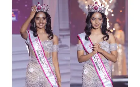 Vasantha Lakshmi M from Karnataka Crowned LIVF She Miss Beauty South 2025 Winner