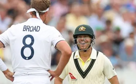 "Worst Australian Team Since 2010": Stuart Broad Hits Back At David Warner's "Moral Victory" Jibe Ahead Of Ashes